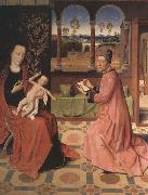 Dieric Bouts Saint Luke Drawing the Virgin and Child France oil painting reproduction